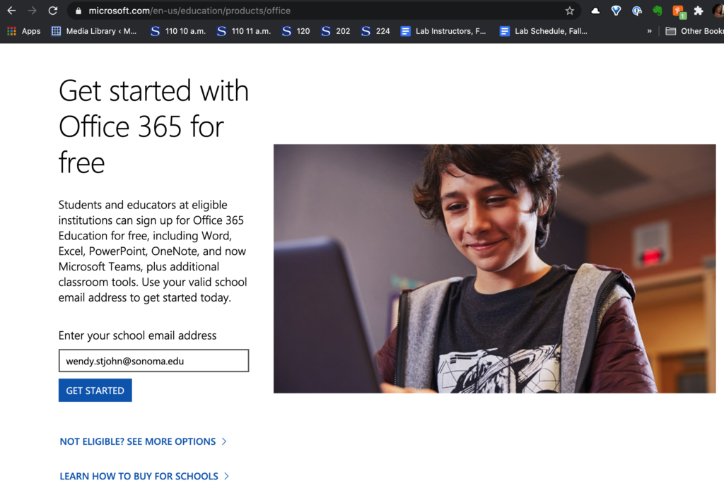 microsoft office online free college